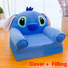 Load image into Gallery viewer, Disassembled Washed Kids Sofa Fashion Children Sofa Folding Cartoon Cute Baby Mini Sofa Kindergarten Baby Seat Sofa with Filling
