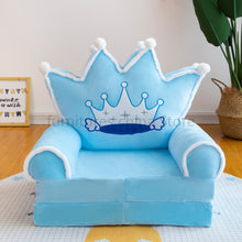 Load image into Gallery viewer, Disassembled Washed Kids Sofa Fashion Children Sofa Folding Cartoon Cute Baby Mini Sofa Kindergarten Baby Seat Sofa with Filling
