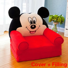 Load image into Gallery viewer, Disassembled Washed Kids Sofa Fashion Children Sofa Folding Cartoon Cute Baby Mini Sofa Kindergarten Baby Seat Sofa with Filling
