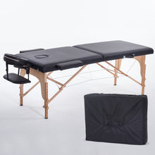 Load image into Gallery viewer, Folding Beauty Bed 180cm length 60cm width Professional Portable Spa Massage Tables Foldable with Bag Salon Furniture Wooden
