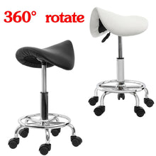 Load image into Gallery viewer, Hydraulic Saddle Salon Stool Massage Chair Tattoo Facial Spa Office Lift for Beauty
