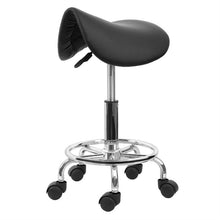 Load image into Gallery viewer, Hydraulic Saddle Salon Stool Massage Chair Tattoo Facial Spa Office Lift for Beauty
