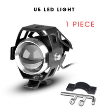 Load image into Gallery viewer, Motorcycle Headlights U5 led moto light DRL Headlamp Motorbike auxiliary Lamp Fog Spotlights Universal  12V For Suzuki
